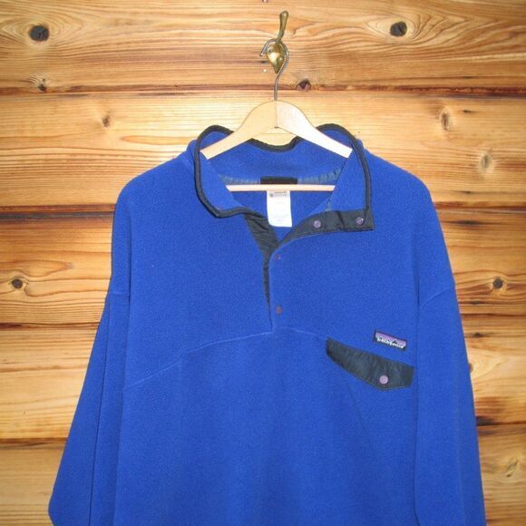 Vintage Patagonia Synchilla T Snap Pullover sweatshirt XL - Picture 3 of 7